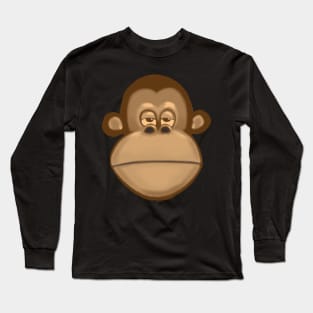 Meh Monkey Long Sleeve T-Shirt